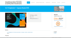 Desktop Screenshot of farmaceuticoscomunitarios.org